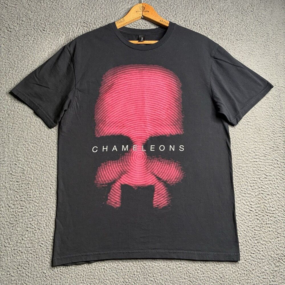 2010s The Chameleons Strange Times Concert Tee Music Black T Shirt Medium